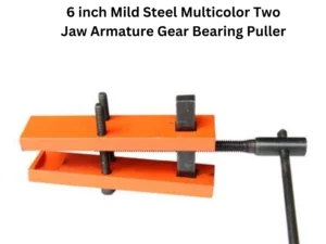 Six-inch multi-color two-jaw armature gear bearing puller designed for efficient gear removal.