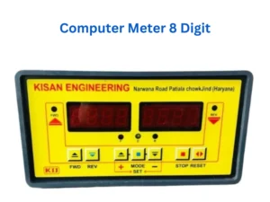 Front view of 8 Digit Ceiling Fan Winding Machine's Computer Meter