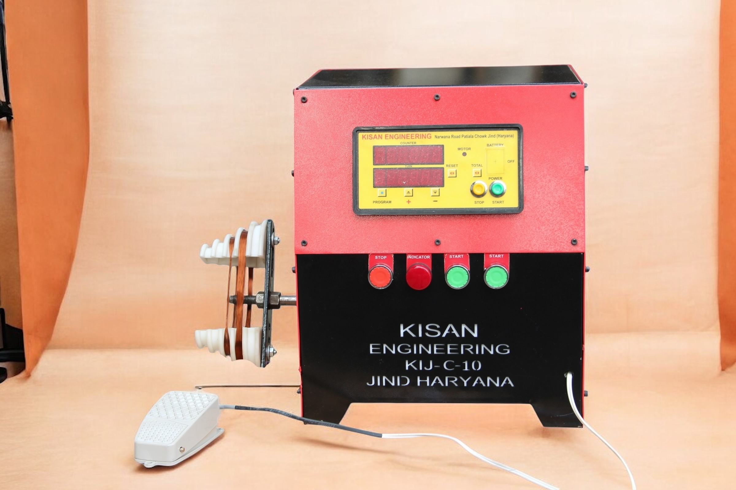 Electric Coil Making Machine front side