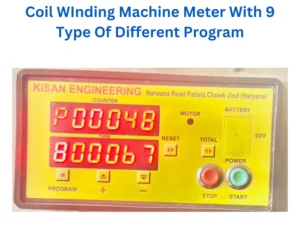 Front View of Coil Winding Machine Meter