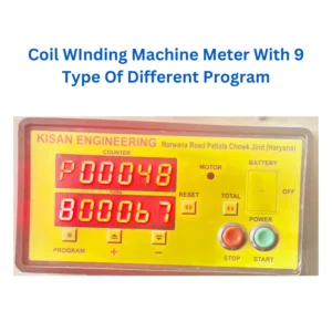 Front View of Coil Winding Machine Meter