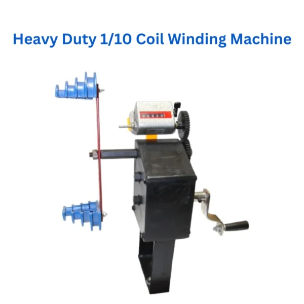 Heavy Duty Coil Winding Machine 1/10 model with white background