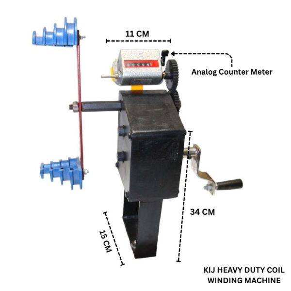 Heavy Duty Coil Winding Machine Dimension