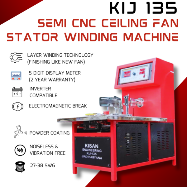KIJ 135 MACHINE FEATURES