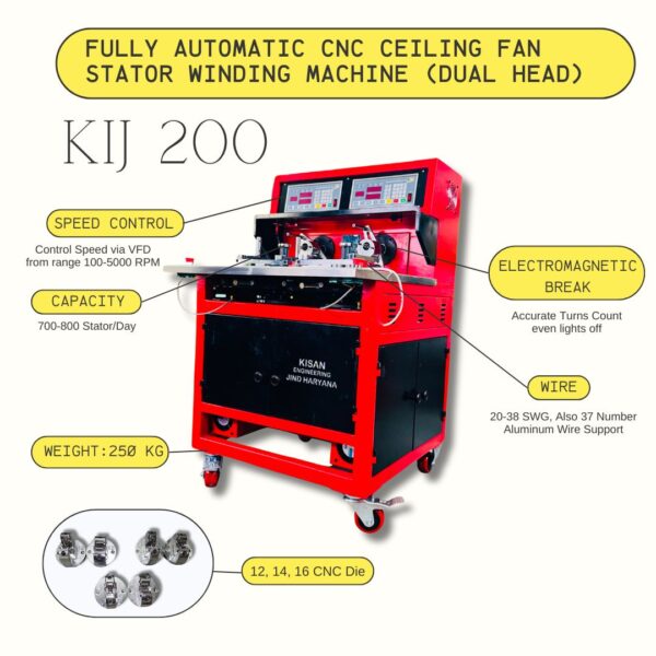 KIJ 200 Ceiling Fan Winding Machine