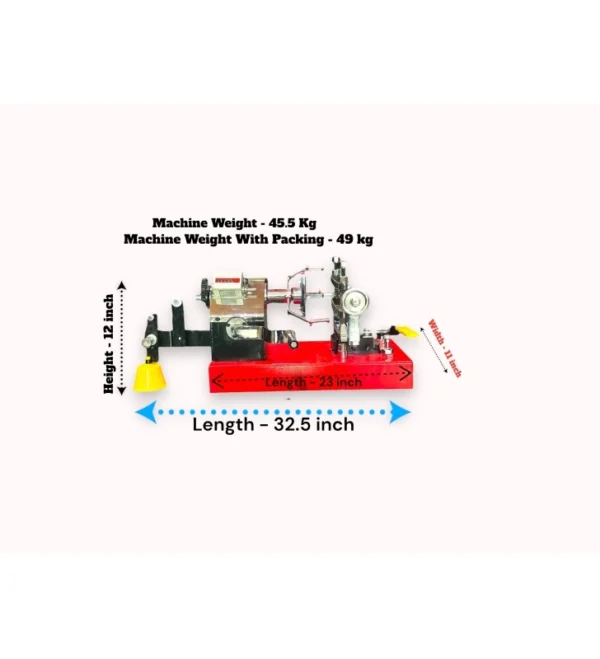 Manual 2 in 1 Fan Winding and Coil Making Machine KIJ 111 (dimension) Image