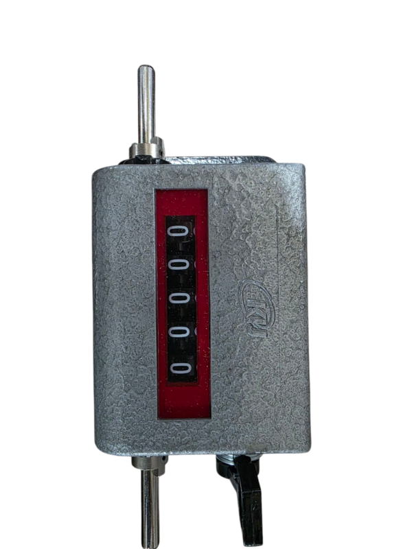 Analog counter meter top view