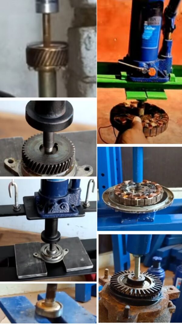 Hydraulic Jack Press usage