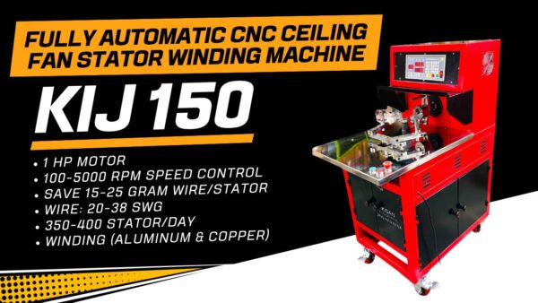 Automatic CNC Ceiling Fan Winding Machine - KIJ 150 - Image 4