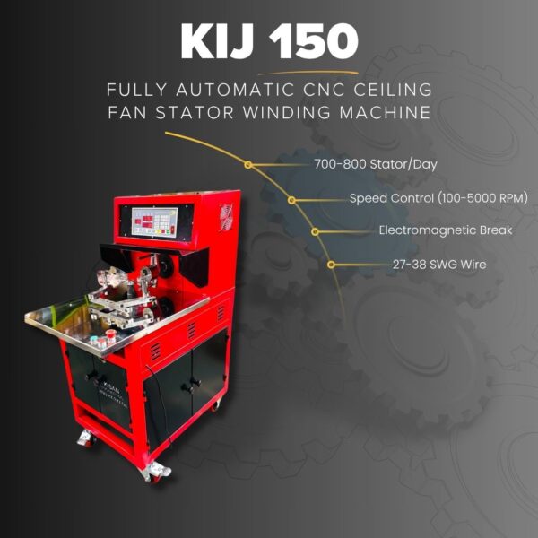 KIJ 150 Ceiling Fan Stator Winding Machine