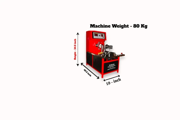 KIJ 135 Fan winding machine dimension