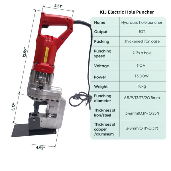 10 Ton Electric Hole Punching Machine | 6mm Puncher Capacity - Image 4
