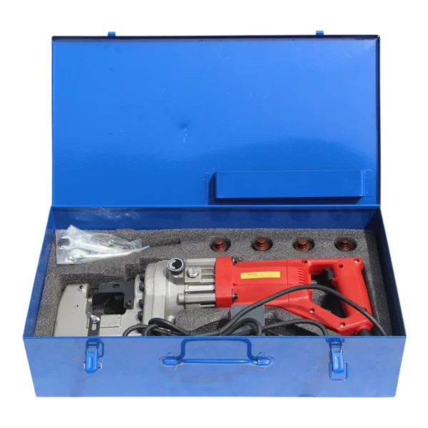 Electric Hole punching machine in a metal box
