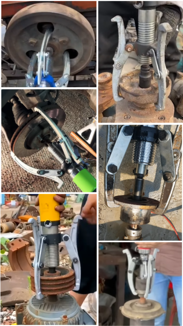 Hydraulic Gear Puller usage