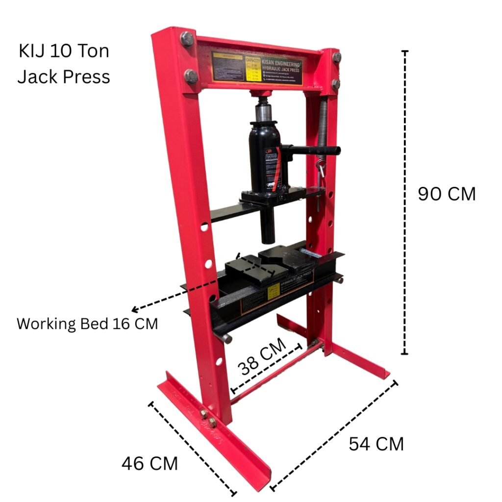 10 Ton Jack Press in H Frame design