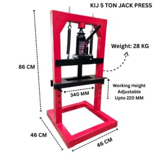 5 Ton Jack Press Dimension Photo