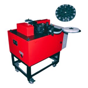 Automatic Ceiling Fan Paper Cutting Machine in red color