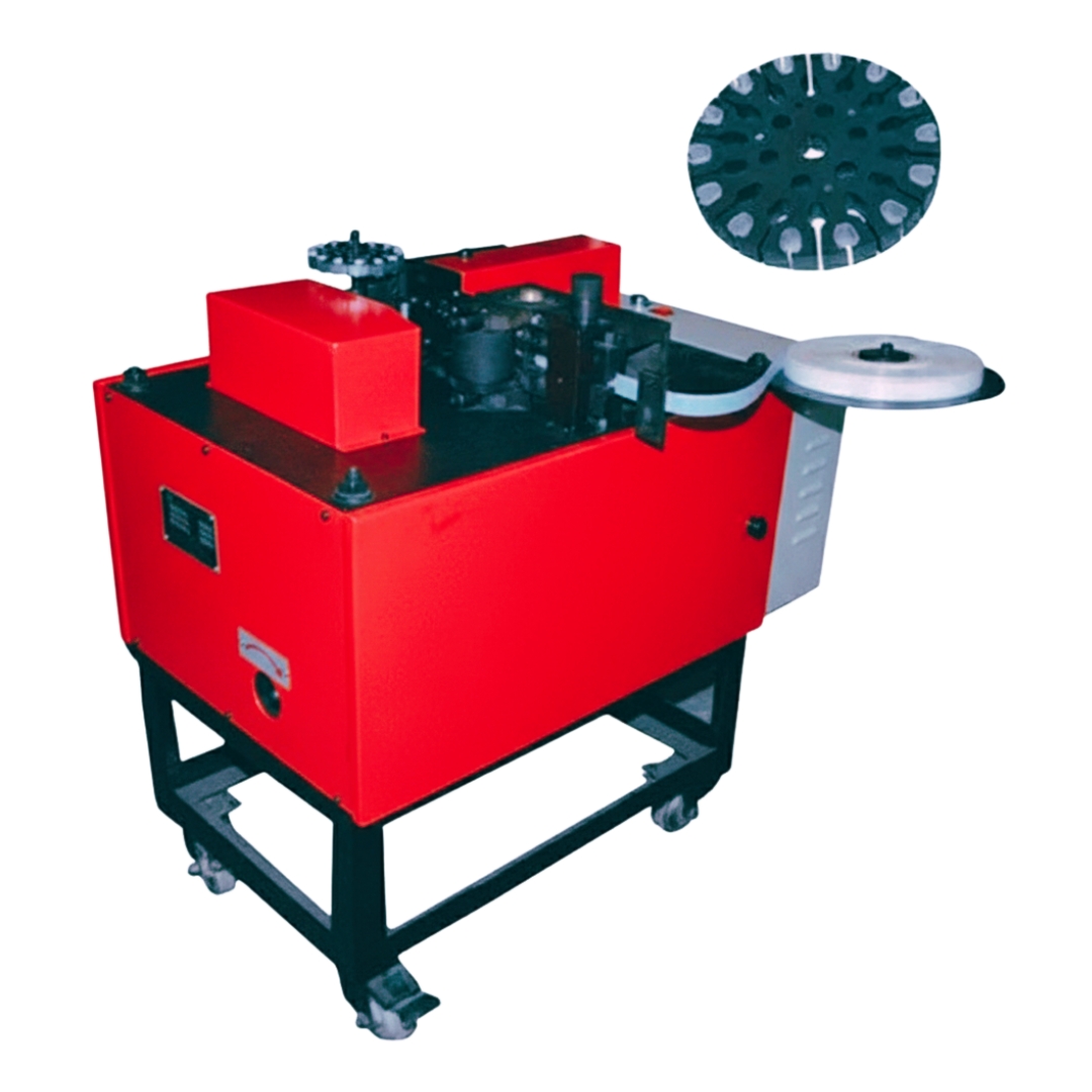Automatic Ceiling Fan Paper Cutting Machine in red color