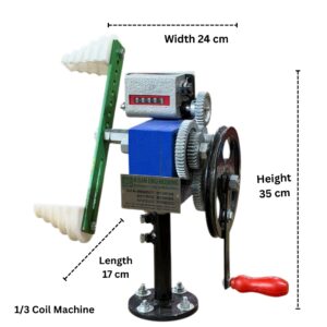 1/3 heavy duty coil winding machine with metal gear
