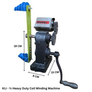 1/3 Heavy Duty Coil Winding Machine in Black Color