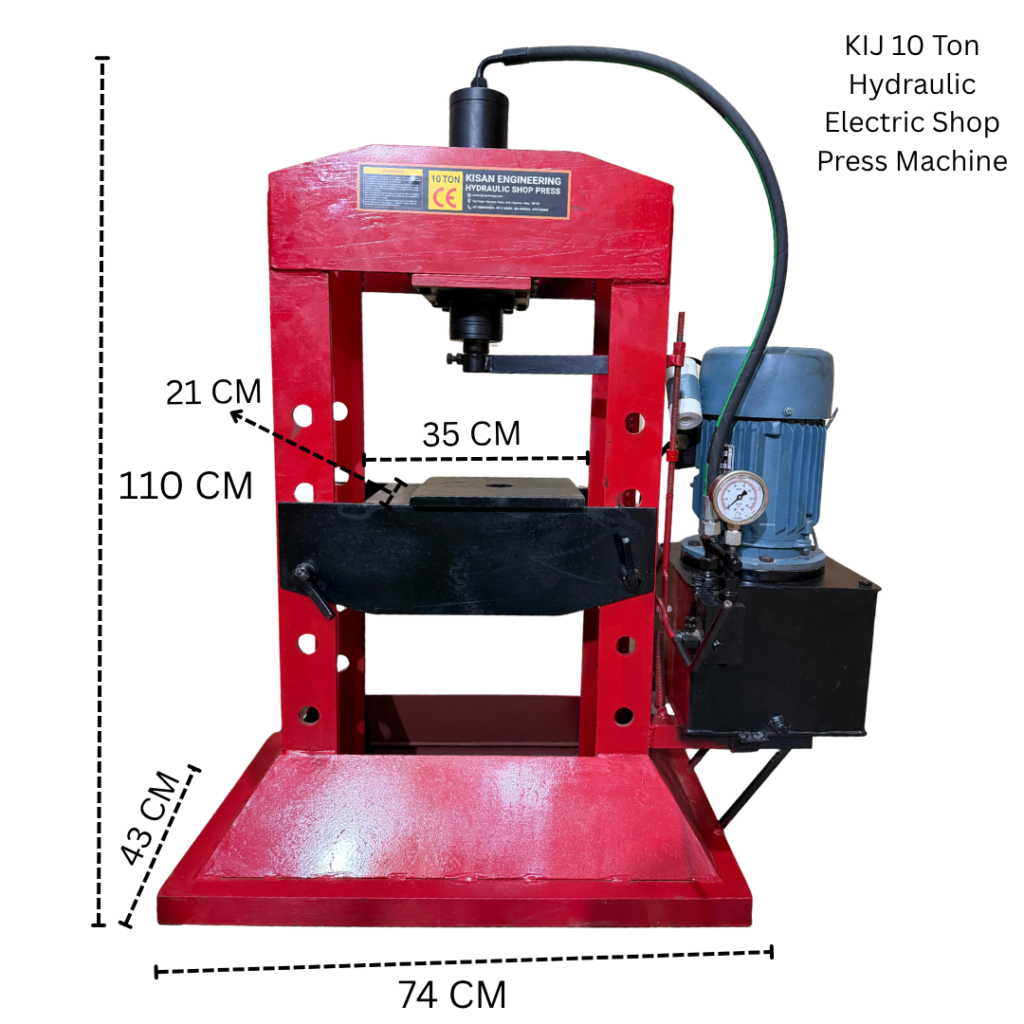 10 Ton Electric Shop Press